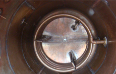 Copper Coil Fitted in Vessel