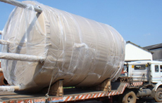 acked and Ready for dispatch Storage Tank