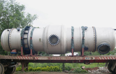 Heat Exchanger Loaded on Trailer